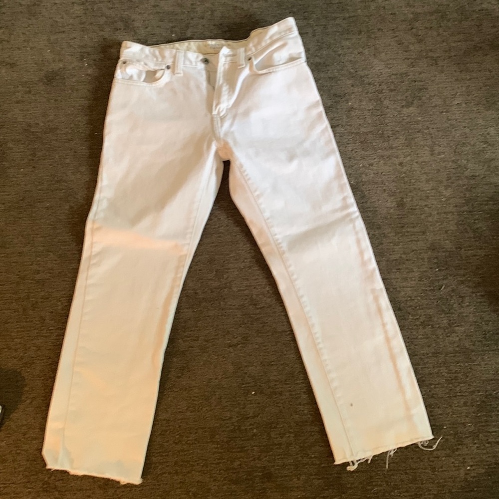 NWOT Lands end white jeans
